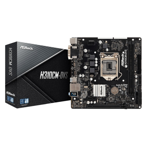 Дънна платка Asrock H310CM-DVS - 90-MXB8K0-A0UAYZ