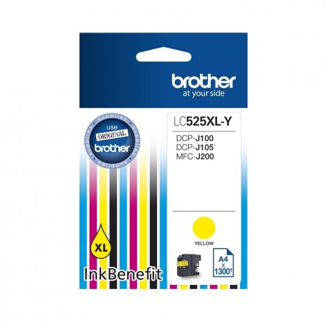 Мастилница Brother LC-525 XL Yellow Ink Cartridge High Yield - LC525XLY