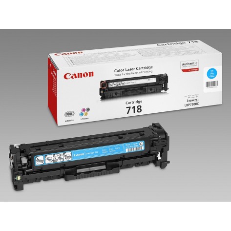 Тонер касета Canon CRG-718C - 2661B002AA