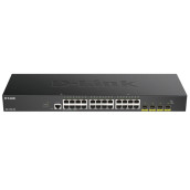 Комутатор D-Link 24-port Gigabit Smart Managed Switch with 4x 10G SFP+ ports - DGS-1250-28X