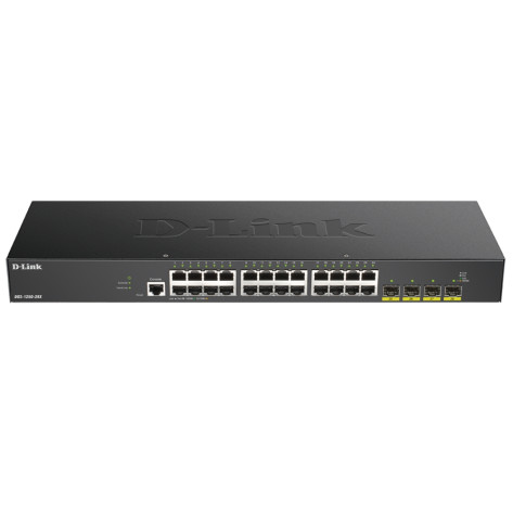 Комутатор D-Link 24-port Gigabit Smart Managed Switch with 4x 10G SFP+ ports - DGS-1250-28X