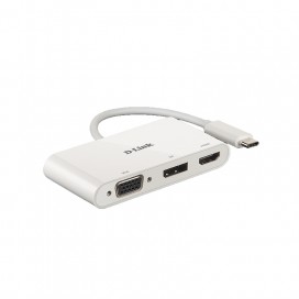 USB хъб D-Link 3-in-1 USB-C to HDMI - DUB-V310