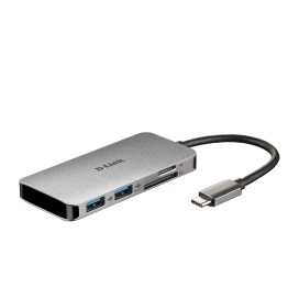 USB хъб D-Link 6-in-1 USB-C Hub with HDMI - DUB-M610