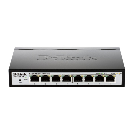 Комутатор D-Link 8-Port Gigabit Smart Switch - DGS-1100-08V2