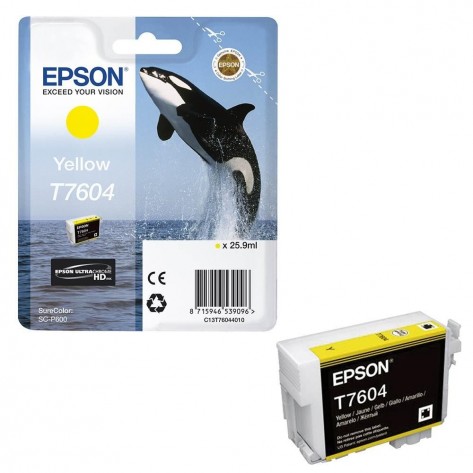 Мастилница Epson T7604 Yellow - C13T76044010