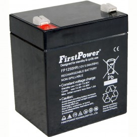 FirstPower FP5-12 - 12V 5Ah F2 - FP1250HR