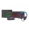 Комплект Fury Gaming Combo Set 4in1 Thunderstreak 3.0 Keyboard + Mouse + Headphones + Mousepad - NFU-1674