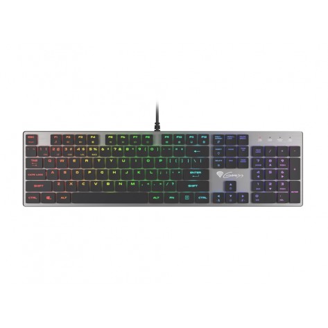 Клавиатура Genesis Mechanical Gaming Keyboard Thor 420 RGB Backlight Content Slim Blue Switch US Layout - NKG-1587