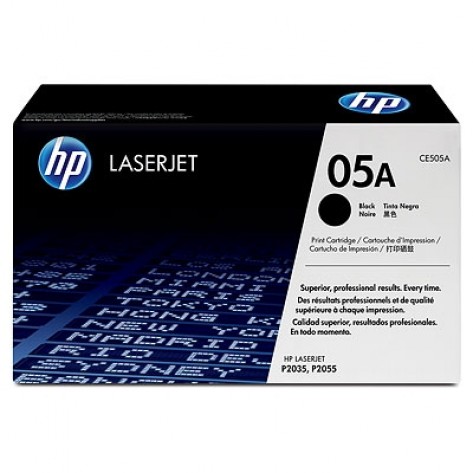 Тонер касета HP 05A Black LaserJet Toner Cartridge - CE505A