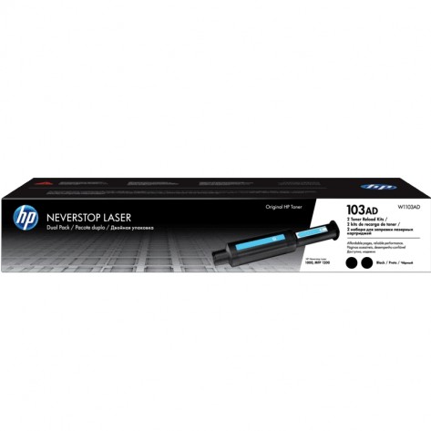 Тонер касета HP 103AD Neverstop Toner Reload Kit 2-Pack - W1103AD