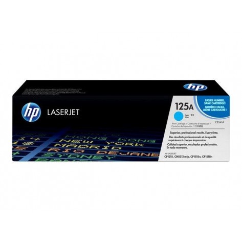 Тонер касета HP 125A Cyan LaserJet Toner Cartridge - CB541A