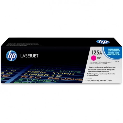 Тонер касета HP 125A Magenta LaserJet Toner Cartridge - CB543A