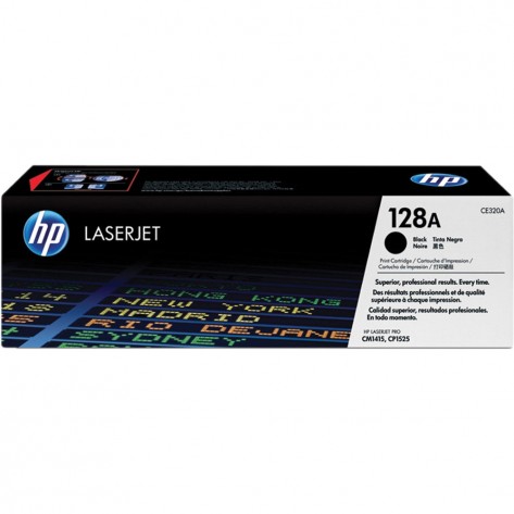 Тонер касета HP 128A Black LaserJet Toner Cartridge - CE320A