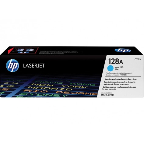 Тонер касета HP 128A Cyan LaserJet Toner Cartridge - CE321A