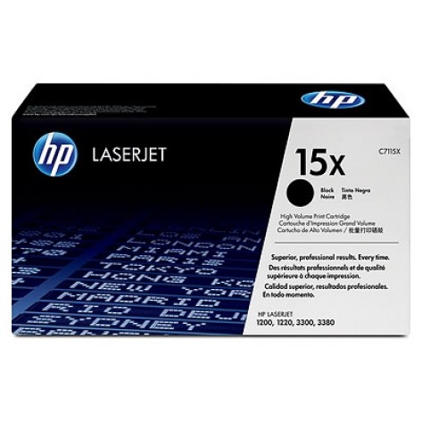 Тонер касета HP 15X Black LaserJet Toner Cartridge - C7115X