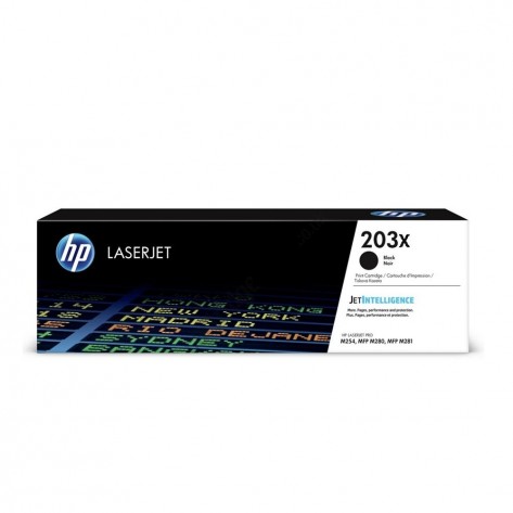 Тонер касета HP 203X Original Black LaserJet Toner Cartridge - CF540X