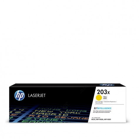 Тонер касета HP 203X Original Yellow LaserJet Toner Cartridge - CF542X