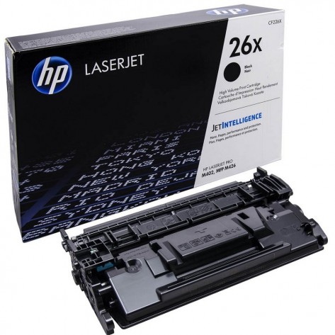 Тонер касета HP 26X High Yield Black Original LaserJet Toner Cartridge  - CF226X