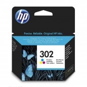 Мастилница HP 302 Tri-color Original Ink Cartridge - F6U65AE