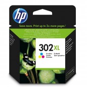 Мастилница HP 302XL High Yield Tri-color Original Ink Cartridge - F6U67AE