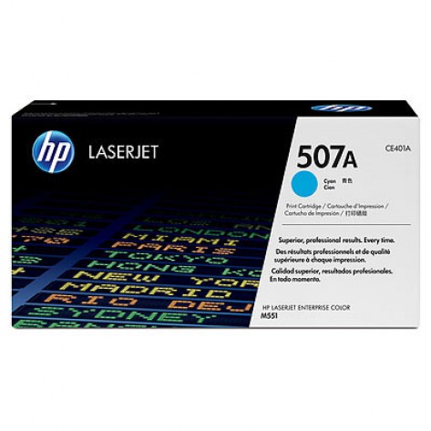 Тонер касета HP 507A Cyan LaserJet Toner Cartridge - CE401A