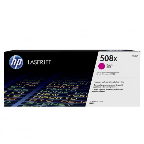 Тонер касета HP 508X High Yield Magenta Original LaserJet Toner Cartridge  - CF363X