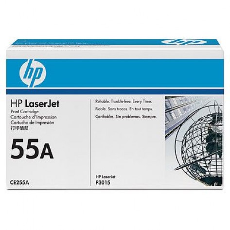 Тонер касета HP 55A Black LaserJet Toner Cartridge - CE255A