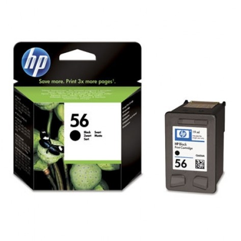 Мастилница HP 56 Black Inkjet Print Cartridge - C6656AE