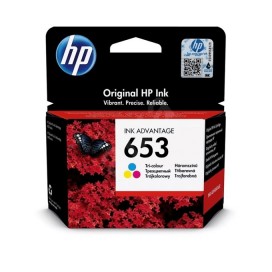 Мастилница HP 653 Tri-color Original Ink Advantage Cartridge - 3YM74AE