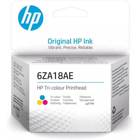 Мастилница HP 6ZA18AE Tri-Color Printhead - 6ZA18AE