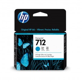 Мастилница HP 712 29-ml Cyan Ink Cartridge - 3ED67A