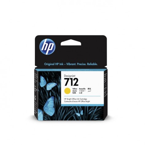 Мастилница HP 712 29-ml Yellow Ink Cartridge - 3ED69A