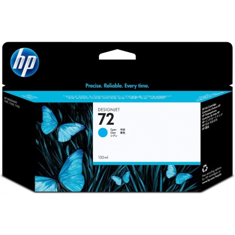 Мастилница HP 72 130-ml Cyan Ink Cartridge - C9371A