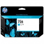 Мастилница HP 728 130-ml Cyan DesignJet Ink Cartridge - F9J67A