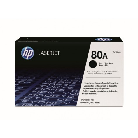 Тонер касета HP 80A Black LaserJet Toner Cartridge - CF280A