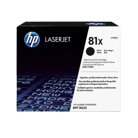 HP 81X High Yield Black Original LaserJet Toner Cartridge - CF281X