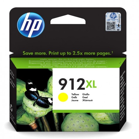 Мастилница HP 912XL High Yield Yellow Original Ink Cartridge - 3YL83AE