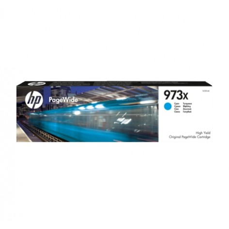 Мастилница HP 973X High Yield Cyan Original PageWide Cartridge - F6T81AE