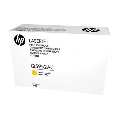 Тонер касета HP Q5952A Yellow Contract LaserJet Toner Cartridge - Q5952AC