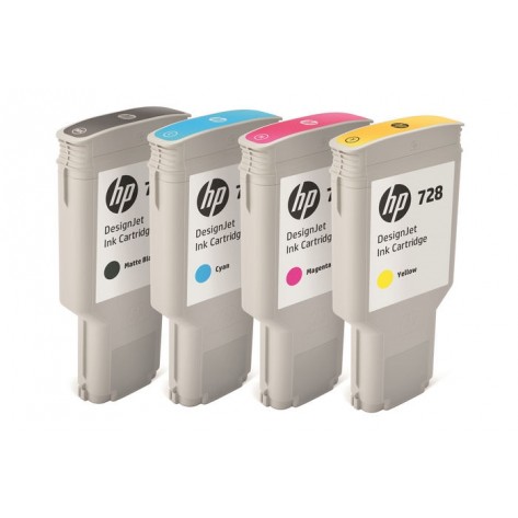 Мастилница HP728 300-ml Yellow InkCart - F9K15A