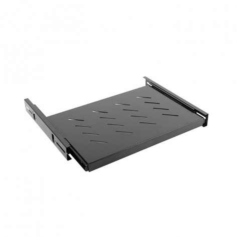 Аксесоар Lanberg 19" sliding shelf 1U  - AK-1006-B