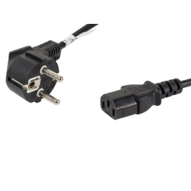 Кабел Lanberg CEE 7 - CA-C13C-10CC-0018-BK