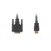 Кабел Lanberg HDMI - CA-HDDV-10CC-0018-BK Кабел Lanberg HDMI - CA-HDDV-10CC-0018-BK