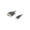 Кабел Lanberg HDMI  - CA-HDDV-20CU-0030-BK