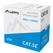 Кабел Lanberg LAN cable UTP CAT.5E 305m stranded CCA - LCU5-11CC-0305-S