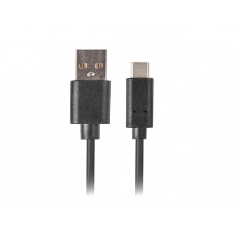 Кабел Lanberg USB-C - CA-USBO-20CU-0018-BK