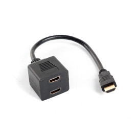 Lanberg adapter HDMI-A  - AD-0019-BK