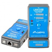 Инструмент Lanberg cable tester for wiring terminated with RJ-45 - NT-0403 Инструмент Lanberg cable tester for wiring terminated with RJ-45 - NT-0403