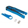 Инструмент Lanberg crimping toolkit with RJ45 connectors RJ45 shielded and unshielded - NT-0303