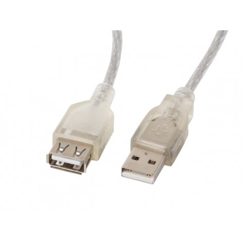 Кабел Lanberg extension cable USB 2.0 AM-AF - CA-USBE-12CC-0050-TR